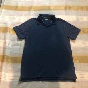 blue men polo shirt